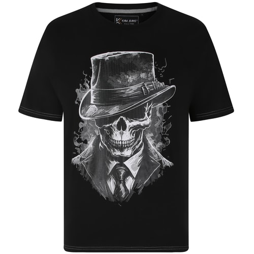 KAM Skull T-Shirt Schwarz